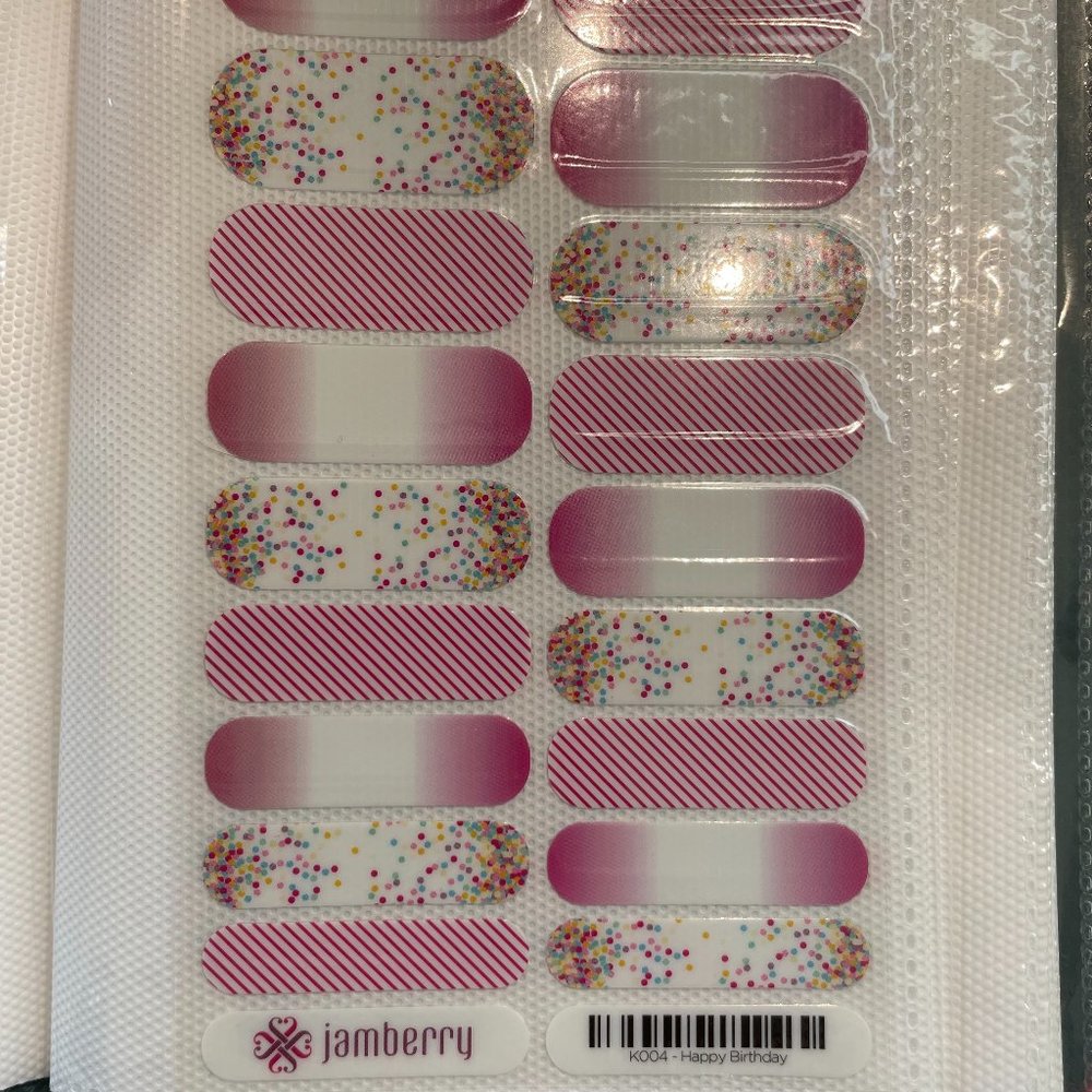 Jamberry Full Sheet Happy Birthday